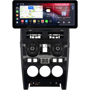 Lada Priora 2007-2013 (черная, глянцевая) 12.3 дюйма Canbox GT1231-1632 на Android 10 (CarPlay, 2/32, DSP, QLed) Audi Style