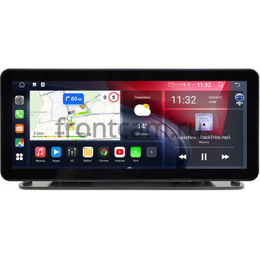 Магнитола 12.3 дюйма Canbox GTR1231-2000 на Android 10 (CarPlay, 4/64, DSP, QLed) (для установки на торпедо грузовика, автобуса и другого коммерческого транспорта) Audi Style
