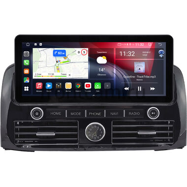 Toyota Land Cruiser Prado 120 2002-2009 (для авто без оригинального цветного экрана) 12.3 дюйма Canbox GT1231-3041 на Android 10 (CarPlay, 2/32, DSP, QLed) Audi Style