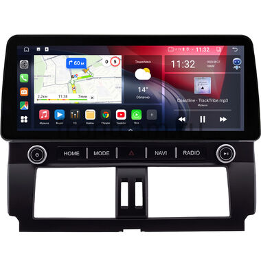 Toyota Land Cruiser Prado 150 2013-2017 (Тип 2) 12.3 дюйма Canbox GT1233-0074 на Android 10 (CarPlay, 2/32, DSP, QLed) BMW Style