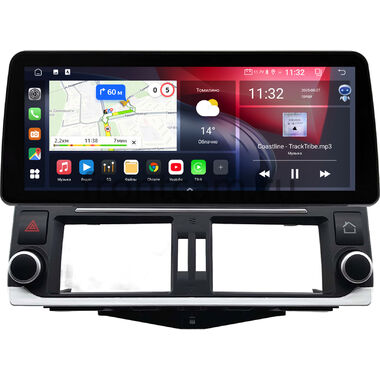 Toyota Land Cruiser Prado 150 2009-2013 (для авто без монитора, Тип 2) 12.3 дюйма Canbox GTR1233-0294 на Android 10 (CarPlay, 4/64, DSP, QLed) BMW Style