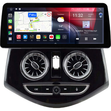 Chevrolet Spark 3 (M300) 2009-2024 (глянцевая) 12.3 дюйма Canbox GT1233-0312 на Android 10 (CarPlay, 2/32, DSP, QLed) BMW Style