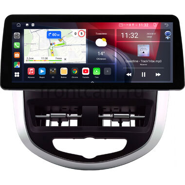 Hyundai Solaris, Accent 4 2010-2019 12.3 дюйма Canbox GTR1233-0502 на Android 10 (CarPlay, 4/64, DSP, QLed) BMW Style