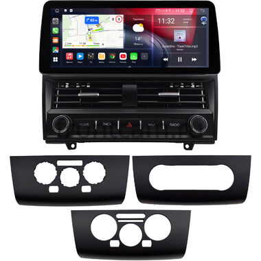 Nissan Tiida 2004-2013 (Тип 2, цвет черный) 12.3 дюйма Canbox GTR1233-0592 на Android 10 (CarPlay, 4/64, DSP, QLed) BMW Style