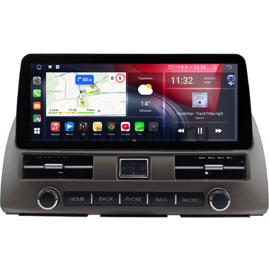 Toyota Camry XV30 2001-2006 (бежевая, с часами) 12.3 дюйма Canbox GTR1233-0818 на Android 10 (CarPlay, 4/64, DSP, QLed) BMW Style