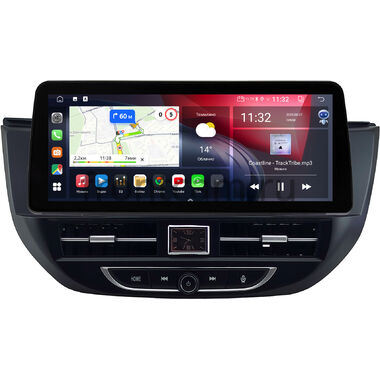 Hyundai Tucson 3 2015-2018 (черная, левый руль) 12.3 дюйма Canbox GTR1233-0970 на Android 10 (CarPlay, 4/64, DSP, QLed) BMW Style