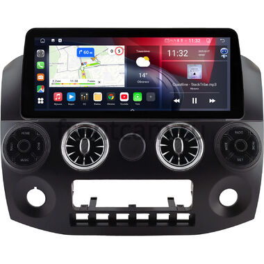 GAZ Газел Бизнес (Gazele Business) (черная, матовая) 12.3 дюйма Canbox GTR1233-1469 на Android 10 (CarPlay, 4/64, DSP, QLed) BMW Style