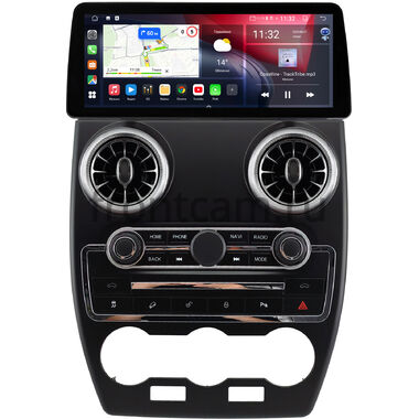 Land Rover Freelander 2 2012-2014 (матовая, для авто с Meridian) 12.3 дюйма Canbox GT1233-1568 на Android 10 (CarPlay, 2/32, DSP, QLed) BMW Style