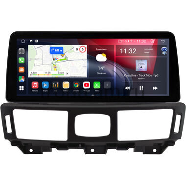 Infiniti M25, M37, M56 2010-2013, Q70 2013-2019 (Тип A, для авто без кнопок TEL и APPS) 12.3 дюйма Canbox GTR1233-1708 на Android 10 (CarPlay, 4/64, DSP, QLed) BMW Style