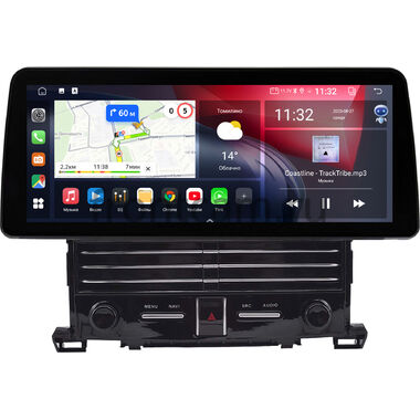 Toyota Alphard 2, Vellfire 2008-2015 (для макс. комплектации, Тип A) 12.3 дюйма Canbox GTR1233-2296 на Android 10 (CarPlay, 4/64, DSP, QLed) BMW Style