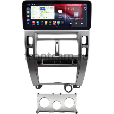Hyundai Tucson 2004-2010 (серебрянная) 12.3 дюйма Canbox GTR1232-0586 на Android 10 (CarPlay, 4/64, DSP, QLed) Mercedes Style