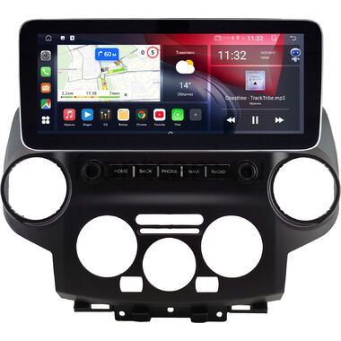 Nissan NV200 2009-2026 (черная) 12.3 дюйма Canbox GT1232-0812 на Android 10 (CarPlay, 2/32, DSP, QLed) Mercedes Style