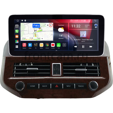 Mitsubishi Pajero 3, Montero 3 1999-2006 (под дерево) 12.3 дюйма Canbox GTR1232-0813 на Android 10 (CarPlay, 4/64, DSP, QLed) Mercedes Style