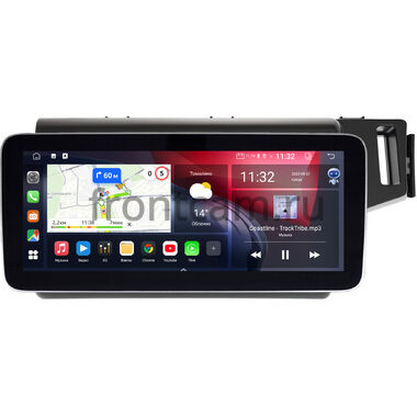Honda Fit 3 2013-2020 (матовая, правый руль) 12.3 дюйма Canbox GT1232-0820 на Android 10 (CarPlay, 2/32, DSP, QLed) Mercedes Style