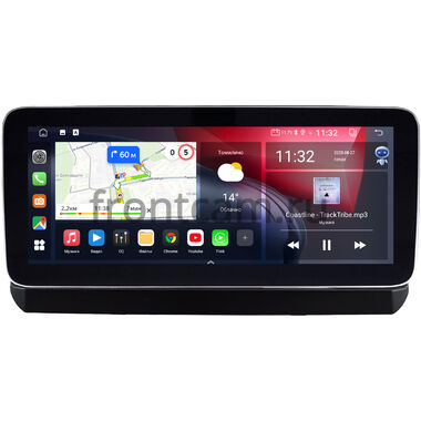Mitsubishi Xpander 2017-2025 12.3 дюйма Canbox GT1232-0827 на Android 10 (CarPlay, 2/32, DSP, QLed) Mercedes Style