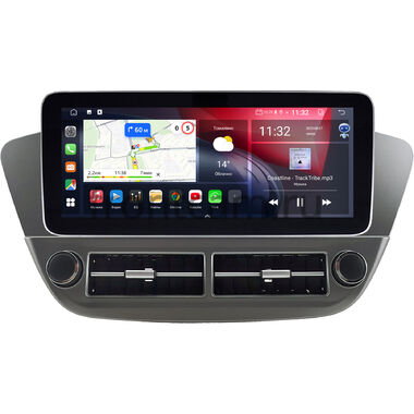 Hyundai Solaris 2 2017-2024 (серая) 12.3 дюйма Canbox GTR1232-0979 на Android 10 (CarPlay, 4/64, DSP, QLed) Mercedes Style