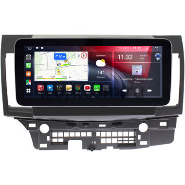 Mitsubishi Lancer 10 2007-2017 (для авто без Rockford) 12.3 дюйма Canbox GT1232-1021 на Android 10 (CarPlay, 2/32, DSP, QLed) Mercedes Style