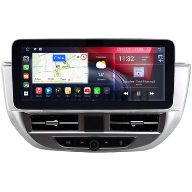 Hyundai Tucson 3 2015-2018 (серебряная, левый руль) 12.3 дюйма Canbox GT1232-1541 на Android 10 (CarPlay, 2/32, DSP, QLed) Mercedes Style
