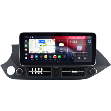 Kia Picanto 2, Morning 2 2011-2017 12.3 дюйма Canbox GT1232-1624 на Android 10 (CarPlay, 2/32, DSP, QLed) Mercedes Style