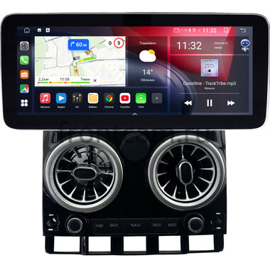 Volkswagen Touareg 2002-2010 (глянцевая) 12.3 дюйма Canbox GTR1232-1640 на Android 10 (CarPlay, 4/64, DSP, QLed) Mercedes Style