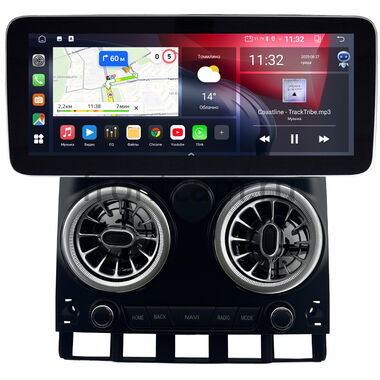 Volkswagen Touareg 2002-2010 (матовая) 12.3 дюйма Canbox GT1232-1641 на Android 10 (CarPlay, 2/32, DSP, QLed) Mercedes Style
