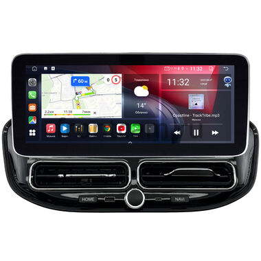 Lada Vesta (NG) 2022-2026, Aura 2024-2026 12.3 дюйма Canbox GTR1232-1685 на Android 10 (CarPlay, 4/64, DSP, QLed) Mercedes Style