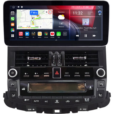 Toyota Crown (S200) 2008-2012 (для авто c монитором и DVD) 12.3 дюйма Canbox GT1232-1726 на Android 10 (CarPlay, 2/32, DSP, QLed) Mercedes Style