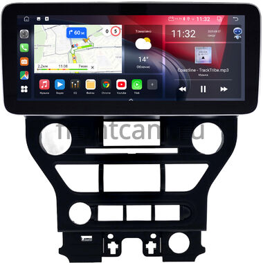 Ford Mustang 6 2014-2023 12.3 дюйма Canbox GT1232-2288 на Android 10 (CarPlay, 2/32, DSP, QLed) Mercedes Style