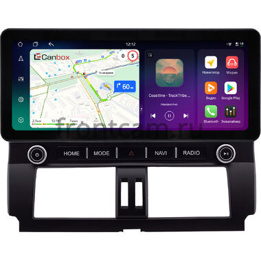 Toyota Land Cruiser Prado 150 2013-2017 (Тип 2) 12.3 дюйма Canbox PRO-Line 4313-0074 на Android 13 (4G-SIM, 12/256, DSP, QLed) Audi Style
