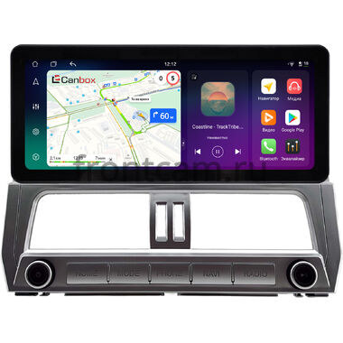 Toyota Land Cruiser Prado 150 2017-2024 (Тип 2) 12.3 дюйма Canbox PRO-Line 4311-0298 на Android 13 (4G-SIM, 6/128, DSP, QLed) Audi Style