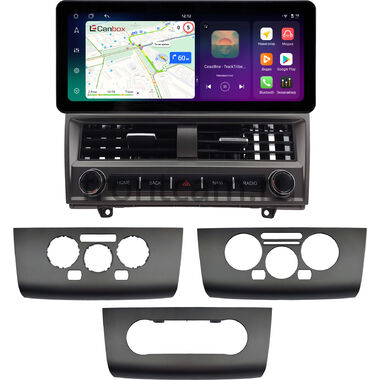 Nissan Tiida 2004-2013 (Тип 2, цвет графит) 12.3 дюйма Canbox H-Line 8819-0582 на Android 14 (4G-SIM, 8/128, DSP, QLed) Audi Style