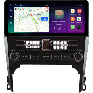 Toyota Camry XV50 2011-2014 12.3 дюйма Canbox PRO-Line 4312-0616 на Android 13 (4G-SIM, 8/256, DSP, QLed) Audi Style