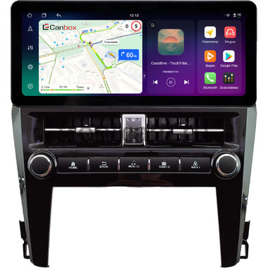 Toyota Camry XV55 2014-2018 12.3 дюйма Canbox PRO-Line 4312-0823 на Android 13 (4G-SIM, 8/256, DSP, QLed) Audi Style