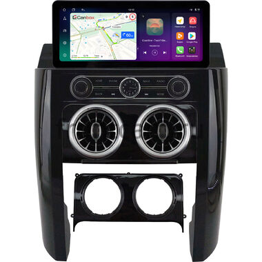 Land Rover Discovery 3 2004-2009 (черная, глянцевая) 12.3 дюйма Canbox H-Line 8818-0969 на Android 14 (4G-SIM, 6/128, DSP, QLed) Audi Style