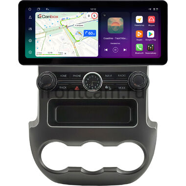 Ford Ranger 3 2011-2015 (серая) 12.3 дюйма Canbox H-Line 8818-0983 на Android 14 (4G-SIM, 6/128, DSP, QLed) Audi Style