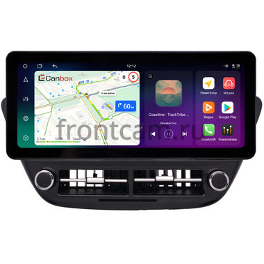 Hyundai Solaris 2 2017-2020 (черная глянцевая) 12.3 дюйма Canbox PRO-Line 4310-1582 на Android 13 (4G-SIM, 4/64, DSP, QLed) Audi Style