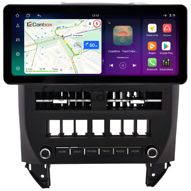 Volkswagen Polo 4 2001-2009 (черная)  12.3 дюйма Canbox H-Line 8818-1612 на Android 14 (4G-SIM, 6/128, DSP, QLed) Audi Style