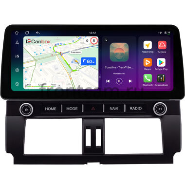 Toyota Land Cruiser Prado 150 2013-2017 (Тип 2) 12.3 дюйма Canbox PRO-Line 4333-0074 на Android 13 (4G-SIM, 12/256, DSP, QLed) BMW Style