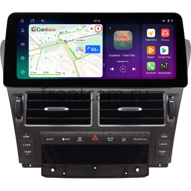 Lexus LS 460 2006-2012 (для любой комплектации) 12.3 дюйма Canbox H-Line 8810-0539 на Android 14 (4G-SIM, 8/128, DSP, QLed) BMW Style