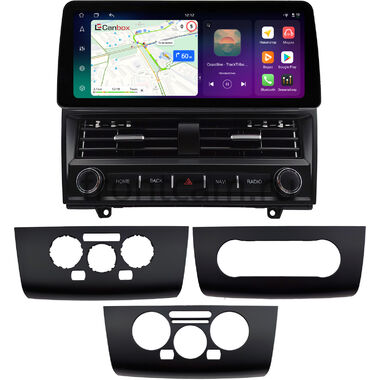 Nissan Tiida 2004-2013 (Тип 2, цвет черный) 12.3 дюйма Canbox H-Line 8810-0592 на Android 14 (4G-SIM, 8/128, DSP, QLed) BMW Style