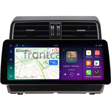 Toyota Land Cruiser Prado 150 2017-2024 12.3 дюйма Canbox PRO-Line 4333-0636 на Android 13 (4G-SIM, 12/256, DSP, QLed) BMW Style