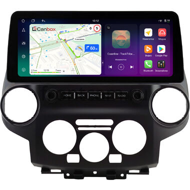 Nissan NV200 2009-2026 (черная) 12.3 дюйма Canbox PRO-Line 4333-0812 на Android 13 (4G-SIM, 12/256, DSP, QLed) BMW Style