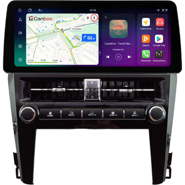 Toyota Camry XV55 2014-2018 12.3 дюйма Canbox PRO-Line 4331-0823 на Android 13 (4G-SIM, 6/128, DSP, QLed) BMW Style