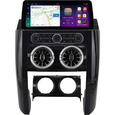 Land Rover Discovery 3 2004-2009 (черная, глянцевая) 12.3 дюйма Canbox H-Line 8815-0969 на Android 14 (4G-SIM, 6/128, DSP, QLed) BMW Style