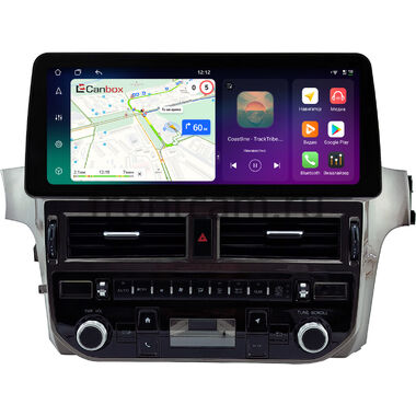 Lexus GX 460 2009-2023 (Тип A+В, Вид 2) 12.3 дюйма Canbox PRO-Line 4333-1299 на Android 13 (4G-SIM, 12/256, DSP, QLed) BMW Style