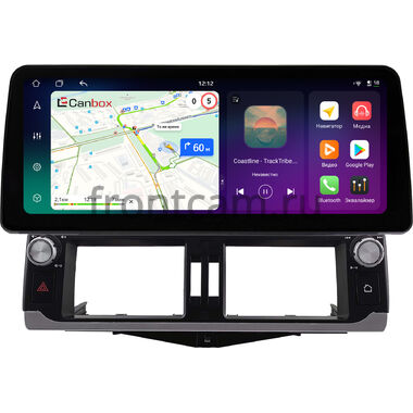 Toyota Land Cruiser Prado 150 2009-2013 (для авто без монитора, Тип 1) 12.3 дюйма Canbox PRO-Line 4331-2541 на Android 13 (4G-SIM, 6/128, DSP, QLed) BMW Style