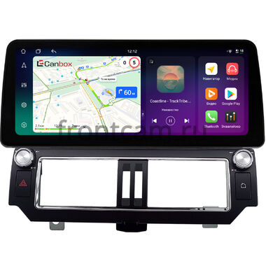 Toyota Land Cruiser Prado 150 2013-2017 (Тип 1) 12.3 дюйма Canbox PRO-Line 4330-3047 на Android 13 (4G-SIM, 4/64, DSP, QLed) BMW Style