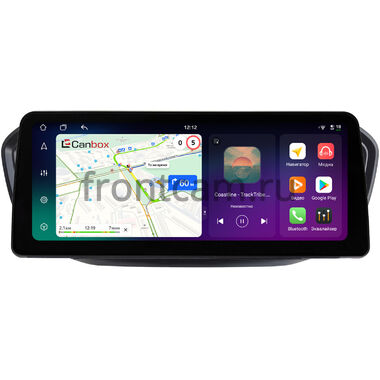 Lada Vesta (NG), Aura 2024-2025 (черная, матовая) 12.3 дюйма Canbox PRO-Line 4333-9-9820 на Android 13 (4G-SIM, 12/256, DSP, QLed) BMW Style