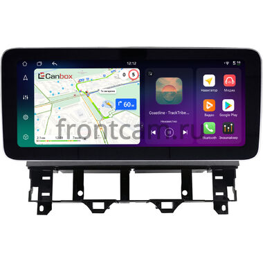 Mazda 6 (GG), Atenza 2002-2008 (джойстик в комплекте) 12.3 дюйма Canbox PRO-Line 4340-0077 на Android 13 (4G-SIM, 4/64, DSP, QLed) Mercedes Style