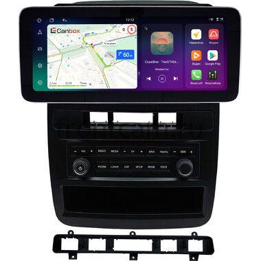 Volkswagen Touareg 2 2010-2018 (для RNS 850) 12.3 дюйма Canbox PRO-Line 4340-0219 на Android 13 (4G-SIM, 4/64, DSP, QLed) Mercedes Style